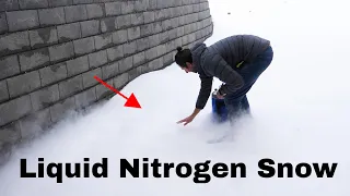 What If You Touch The Coldest Snow On Earth?