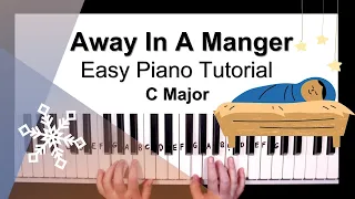 Away In A Manger (3 Chords!) - Easy Piano Tutorial in C Major #piano #tutorial #Christmas #cover