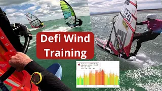 Last Defi Wind training in again 30/40 knots and even 47 gust