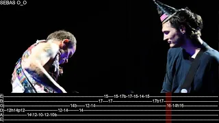 RHCP - I Could Have Lied Solos live Boston, MA 2017 - Josh Klinghoffer - TABS