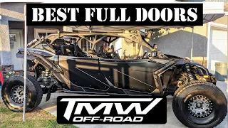 TMW OFFROAD CAN AM X3 FULL DOORS...HOW TO INSTALL, BEST DOOR ON THE MARKET?? EP - 112