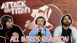 Attack on Titan ALL INTROS Discussion & Top Faves | The Weebs Closet Reaction