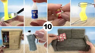 10 Easy Things to Make for Barbie Doll - DIY Miniature