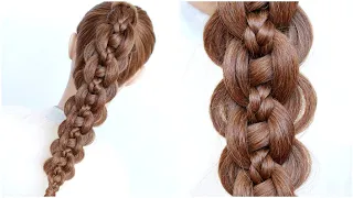😱 Intricate 5-Strand Braid The EASY WAY #shorts
