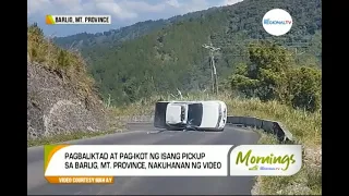 Mornings with GMA Regional TV: Pagbaliktad ng Pickup, Nahuli-Cam!