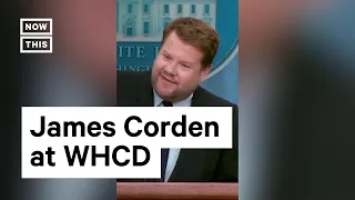 James Corden Takes Over Press Briefing