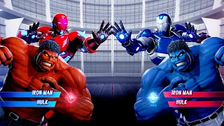 Ironman & Hulk vs Ironman & Hulk (Very Hard) - Marvel vs Capcom | 4K UHD Gameplay