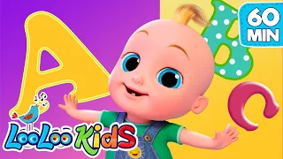 ABC Sing-Along | LooLoo Kids Educational Songs | 60 Minutes Alphabet Compilation for Kids