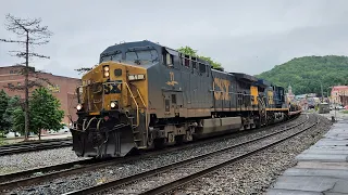 CSX S623 EB Military Train in Cumberland, MD