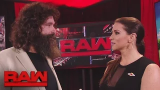 Mick Foley questions Stephanie McMahon's integrity: Raw, Sept. 26, 2016