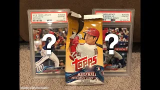Hottest Product Out There!  2018 Topps Update Retail Box Break!