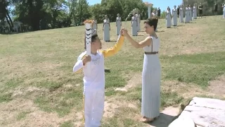 Olympic Torch Begins It's Journey to Rio 2016 in Greece