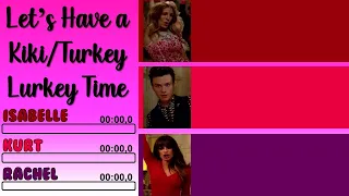 Glee - Let's Have a Kiki/Turkey Lurkey Time | Line Distribution + Lyrics
