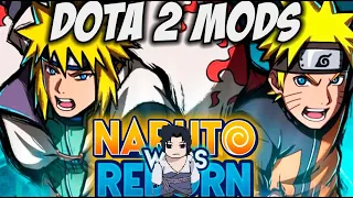 Naruto wars reborn (dota 2) Sasuke win in 10 minutes 4 vs 4