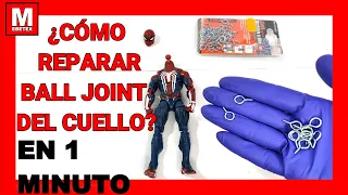 ✅¿Cómo reparar la articulación BALL JOINT del cuello de una figura de acción Marvel Legends? #SHORT