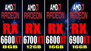 RX 6600XT vs RX 6700XT vs RX 6800XT vs RX 6900XT