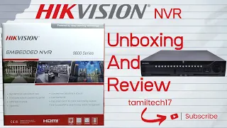 Hikvision NVR #unboxing & Review #hikvision #nvr #tamil #cctv #trending