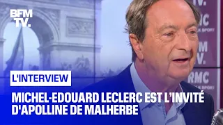 Michel-Edouard Leclerc face à Apolline de Malherbe en direct