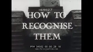 BRITISH TANKS AND ARMORED VEHICLES WORLD WAR II RECOGNITION FILM  "FRIEND OR FOE" 34502