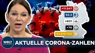 AKTUELLE CORONA-ZAHLEN: RKI registriert 11.547 Covid19-Neuinfektionen - Inzidenz sinkt etwas