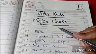ENGLISH LITERATURE || MAJOR WORKS OF JOHN KEATS || DESCRIBED IN HINDI