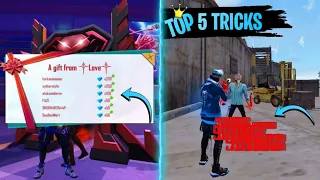 Top 5 New Tricks in Free Fire | Free Fire Tips and Tricks | Garena Free Fire #53