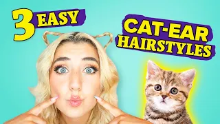 How to create a cute and easy cat ear hairstyle