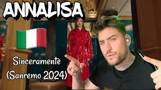 🇮🇹 Annalisa - Sinceramente (Official Video Sanremo 2024) REACTION!