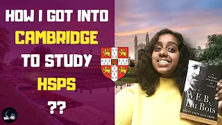 How I Got into Cambridge for Human, Social and Political Sciences | University Application Tips