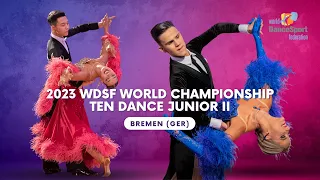 2023 WDSF World Championship Ten Dance Junior II - Latin Final