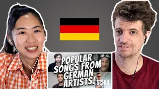 Our FIRST Reaction to Popular Songs from GERMAN ARTISTS!!