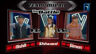 Nishit Vs Shiwani Vs Simon "Chepte Chepte Perungo" | The Voice Kids Season 2 - 2023