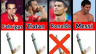 Smoker Footballers || Famous Footballers Who Smoke Cigarettes in Real Life