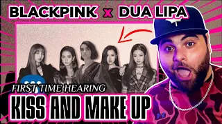 WHO IS DUA LIPA? | First Time EVER Hearing Dua Lipa & BLACKPINK - KISS AND MAKE UP (REACTION!)