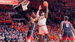 Highlights! Illinois vs Arizona- Illini fall to the Wildcats 83-79- featuring Postgame Interviews 🏀