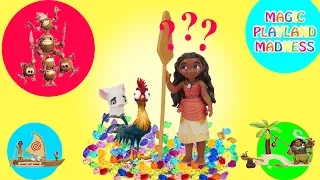 Surprise Moana Playset Toys Unboxing. Maui, Kakamora, Pua, HeiHei, Gradnma Tala, and Tui