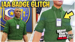 GTA 5 IAA Badge Glitch How To Get IAA Badge EASY Clothing Glitches in GTA Online