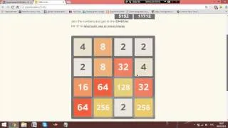 2048 с отменой хода #1 ( добрались только до 1024)