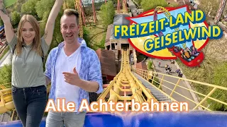 Freizeit-Land Geiselwind - ALLE Achterbahnen!