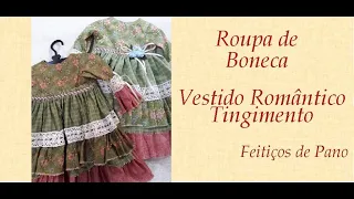 VESTIDO DE BONECA - TINGIMENTO - Programa Feitiços com Mara Couto - 30/03/2021