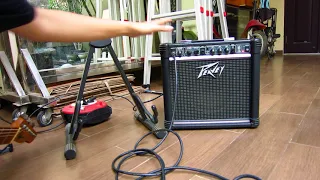 Peavey Rage 158 TransTube Solid State Guitar Amplifier (TESTING SOUNDS)