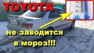 Toyota Carina.Не заводится в мороз!!!