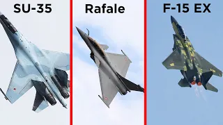 Perbandingan Sukhoi 35 - Rafale - F15 EX