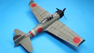 Airfix 1/72 Mitsubishi A6M2b Zero Full Build Video