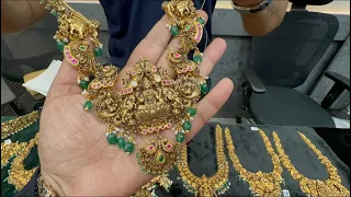 Chickpet Bangalore pure Gold & Diamond jewellery manufacturers||Light weight bridal jewellery