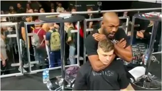 VIDEO: Jon Jones chokes out fan during fitness event in Germany | JOE.co.uk