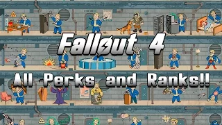 Fallout 4 - All Perks and Ranks List!!