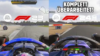 F1 24 Gameplay: Strecke KOMPLETT überarbeitet? | F1 24 vs F1 23 Vergleich