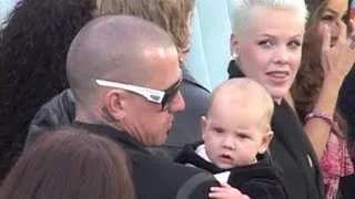 PINK & CAREY HART with baby WILLOW in 2011