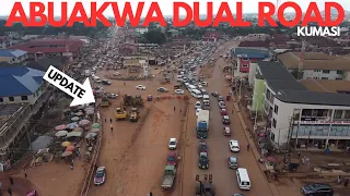 21st September 2023: Why ABUAKWA DUAL ROAD Project is delayed in Kumasi Ghana.